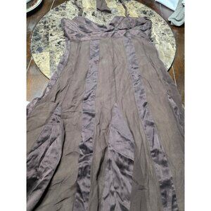 BCBG Maxazria Y2K Brown Halter Above Knee Dress Women's Size 4 Fairy Whimsy